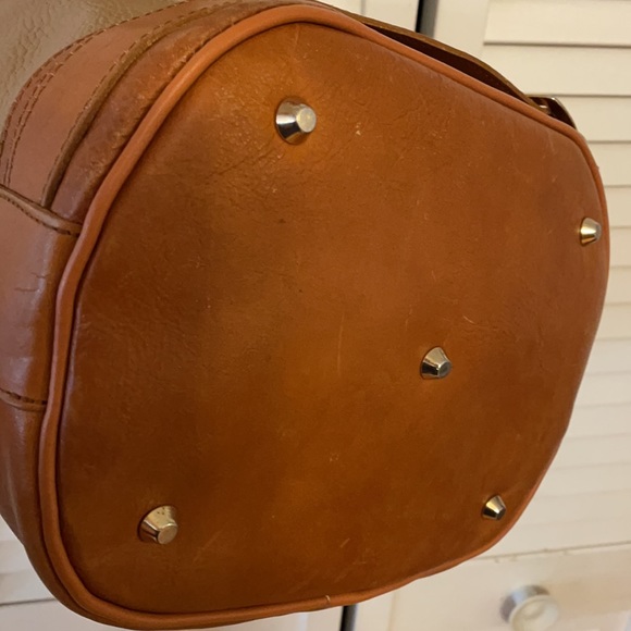 EUC ValentinA Italian Leather Bucket Bag - Picture 8 of 12